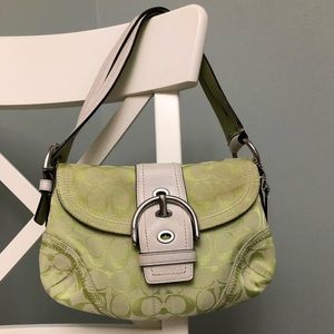 Coach signature hobo buckle purse